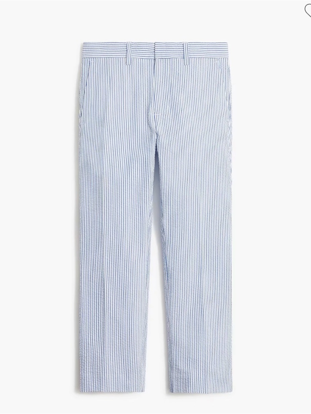 J Crew Factory Crewcuts Blue & White Striped Seersucker Blazer - Picture 2 of 6